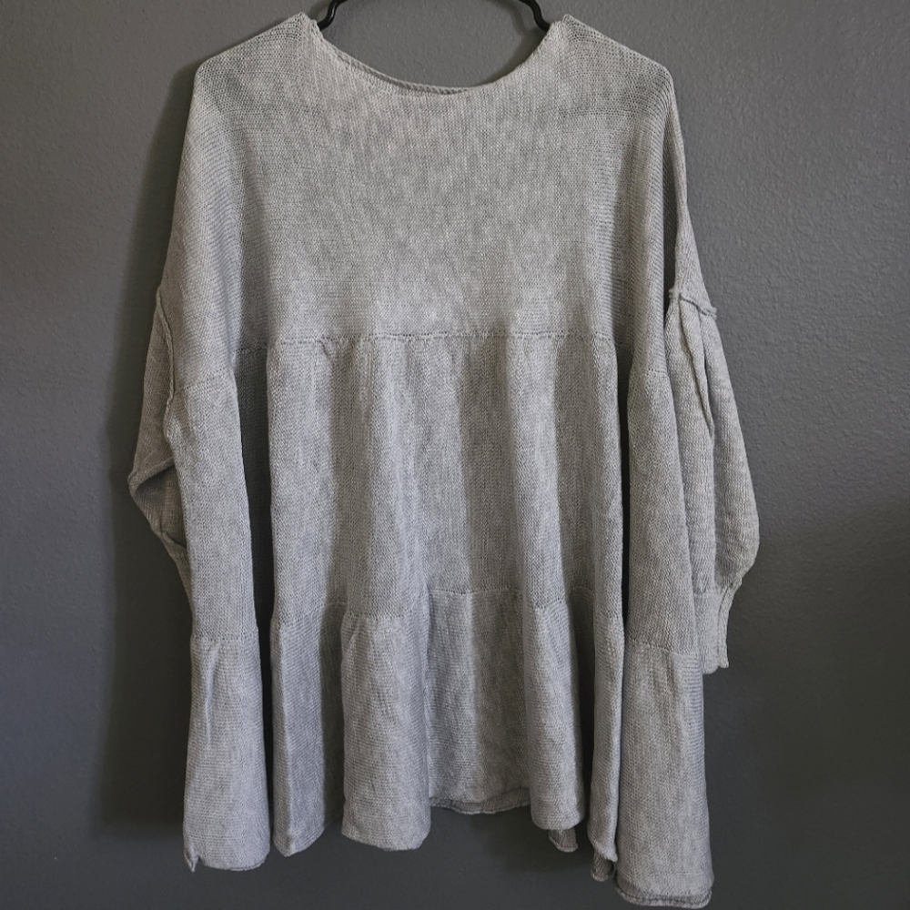 Boho Chic Tiered Boatneck Top✨️ - Picture 6 of 9